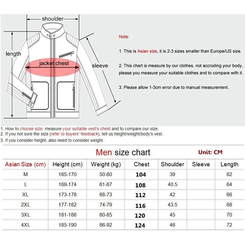 Mens, Warm vest Sleeveless Jackets